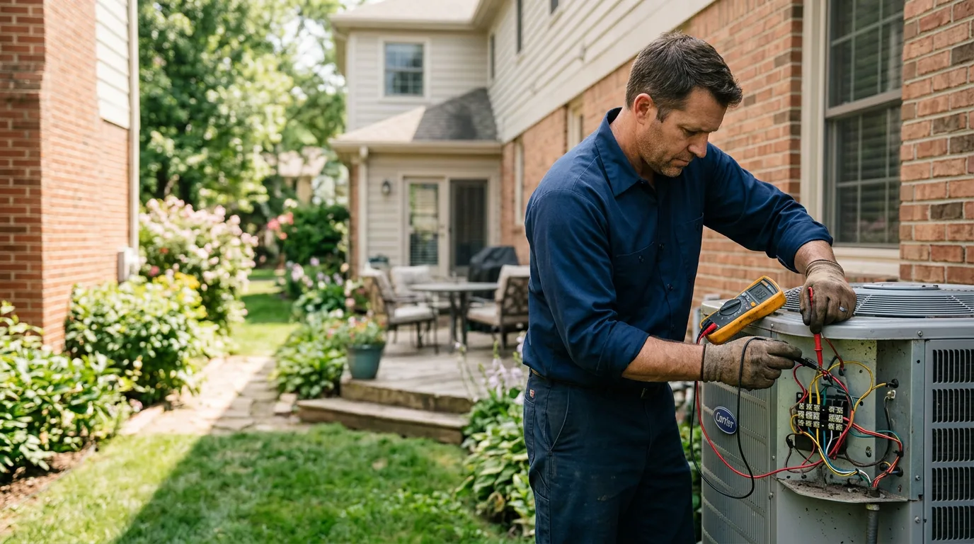HVAC technician working near San Jon, NM